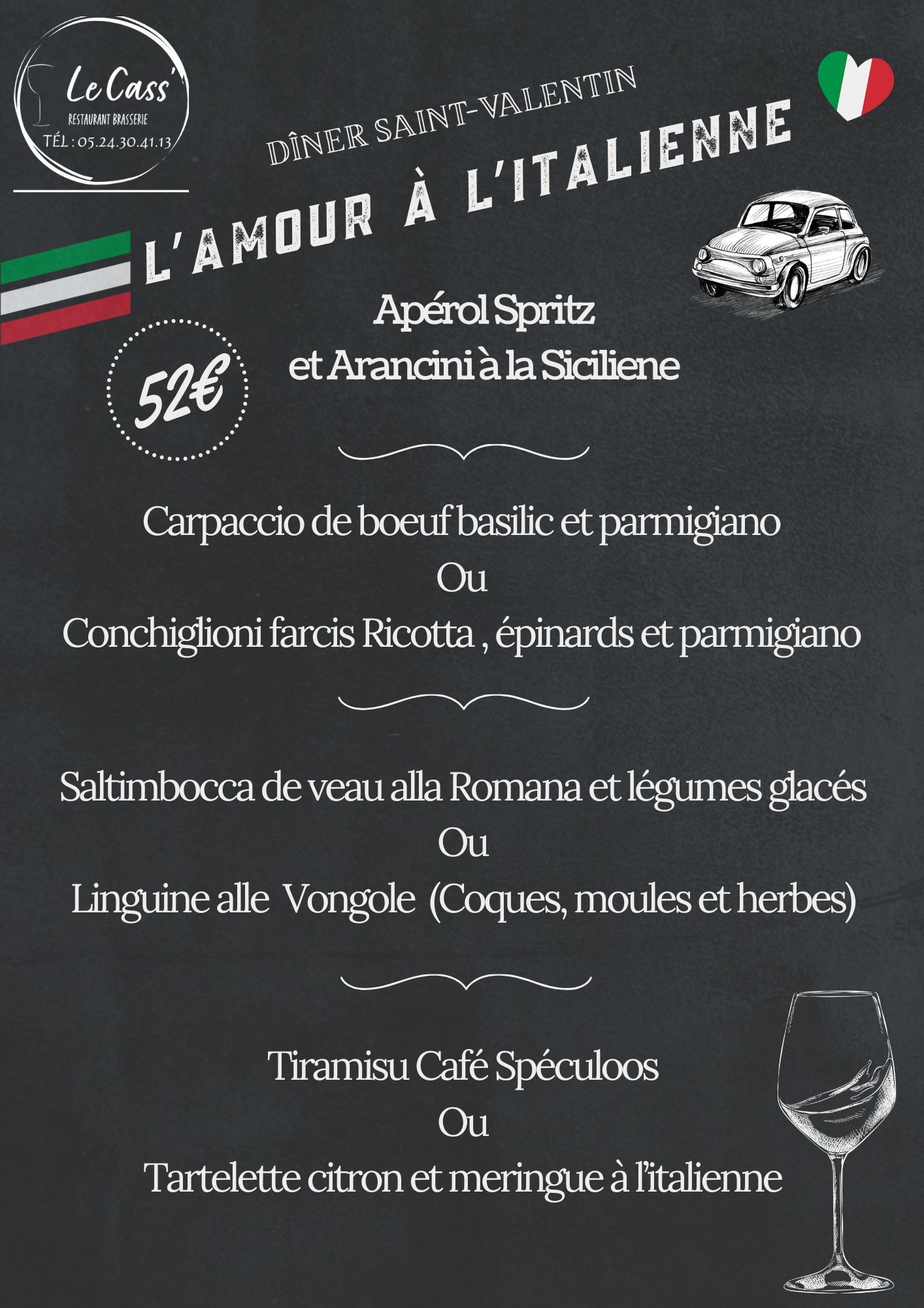 Dîner de la St Valentin