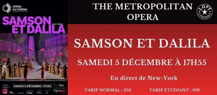 Samson et Dalila — visuel événement