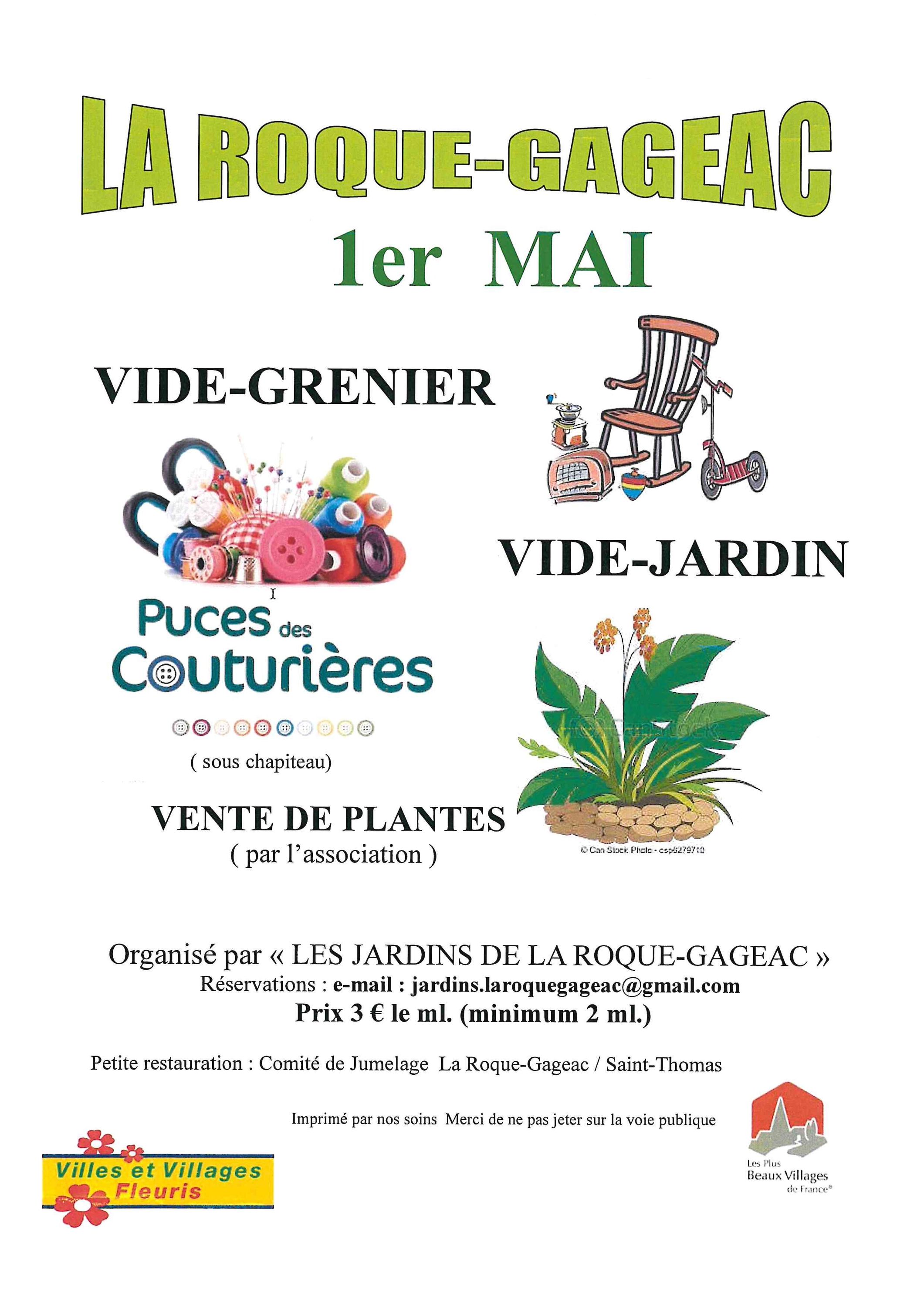 Vide-grenier & Vide-Jardin — visuel événement