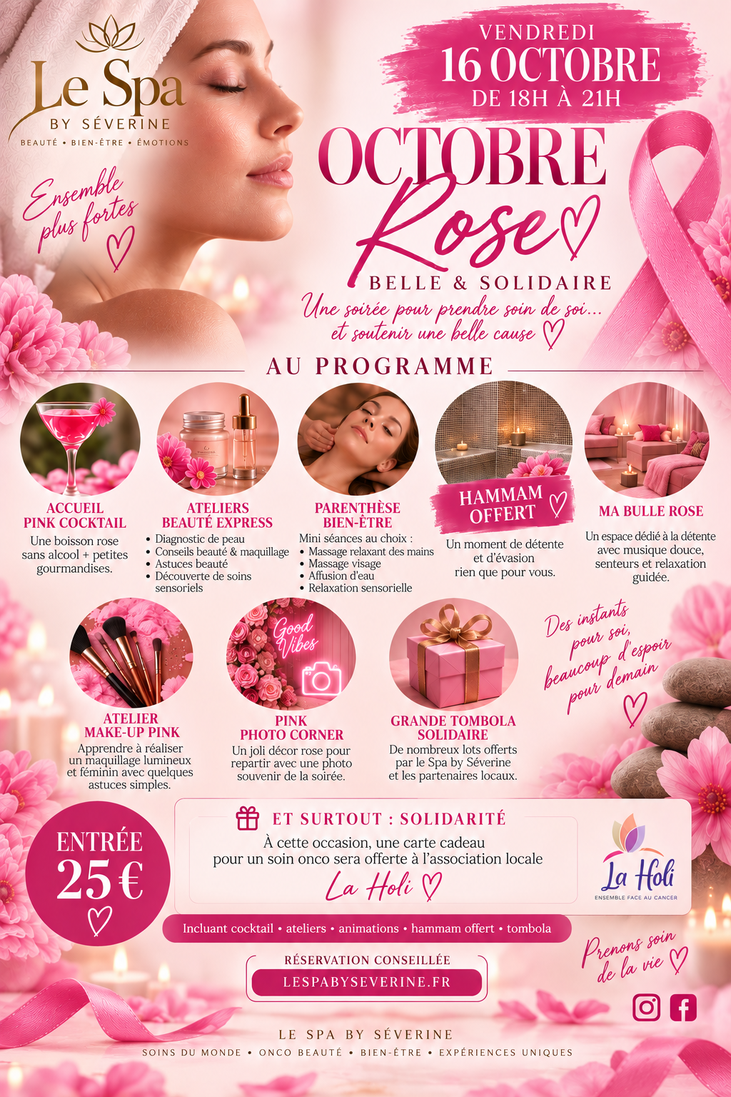 Octobre Rose au Spa by Severine