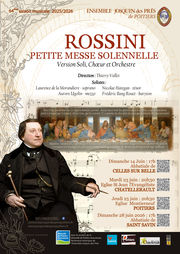 Concert de l'Ensemble Josquin des Prés de Poitiers