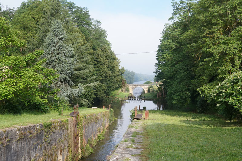 Les écluses de Tuilières à Mouleydier, Mouleydier