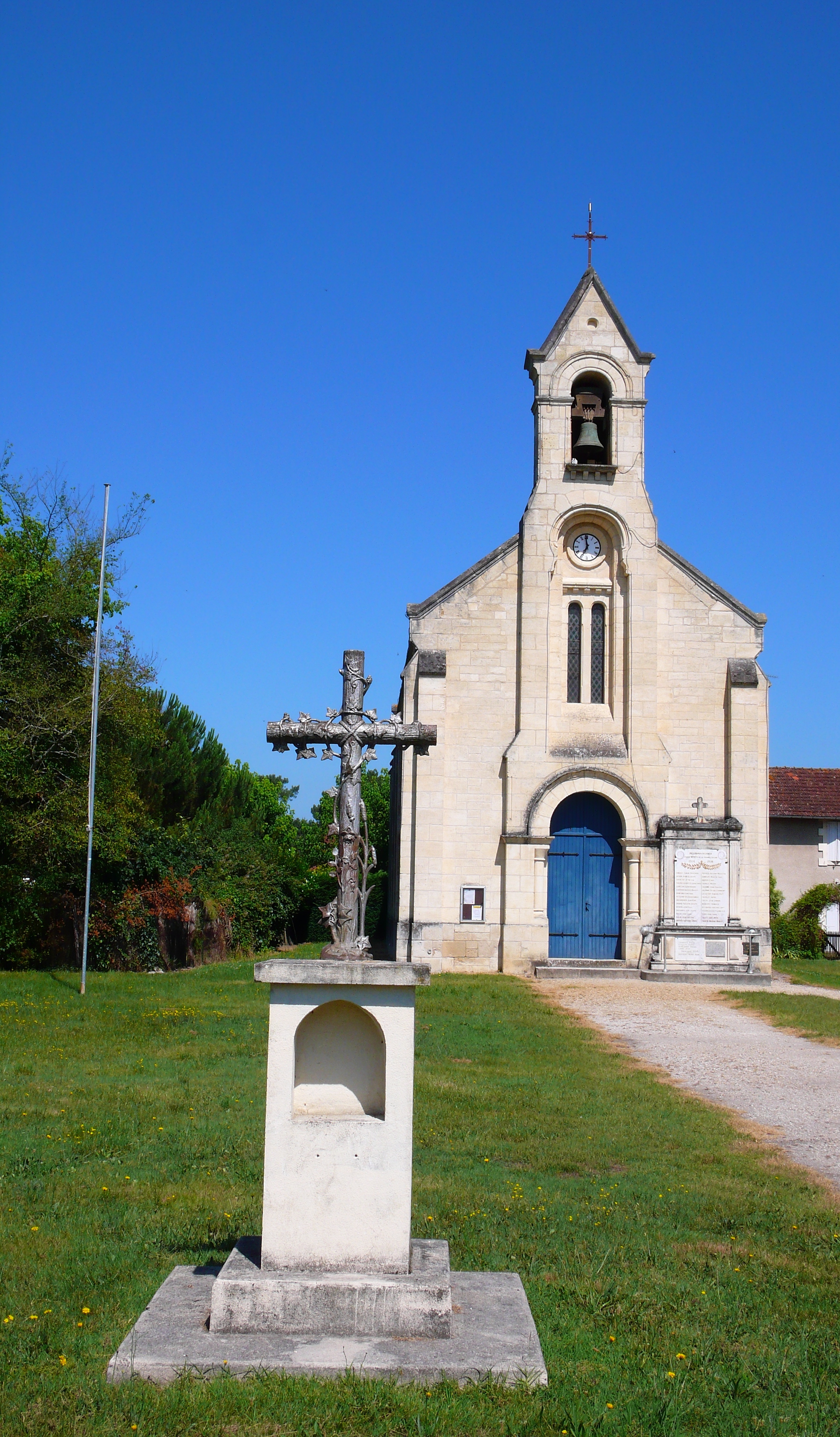 Eglise Saint-Jean de Villagrains, Cabanac-et-Villagrains