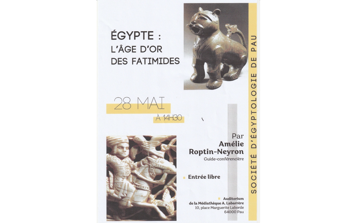 Exposition: Égypte - L'âge d'or des fatimides — visuel événement