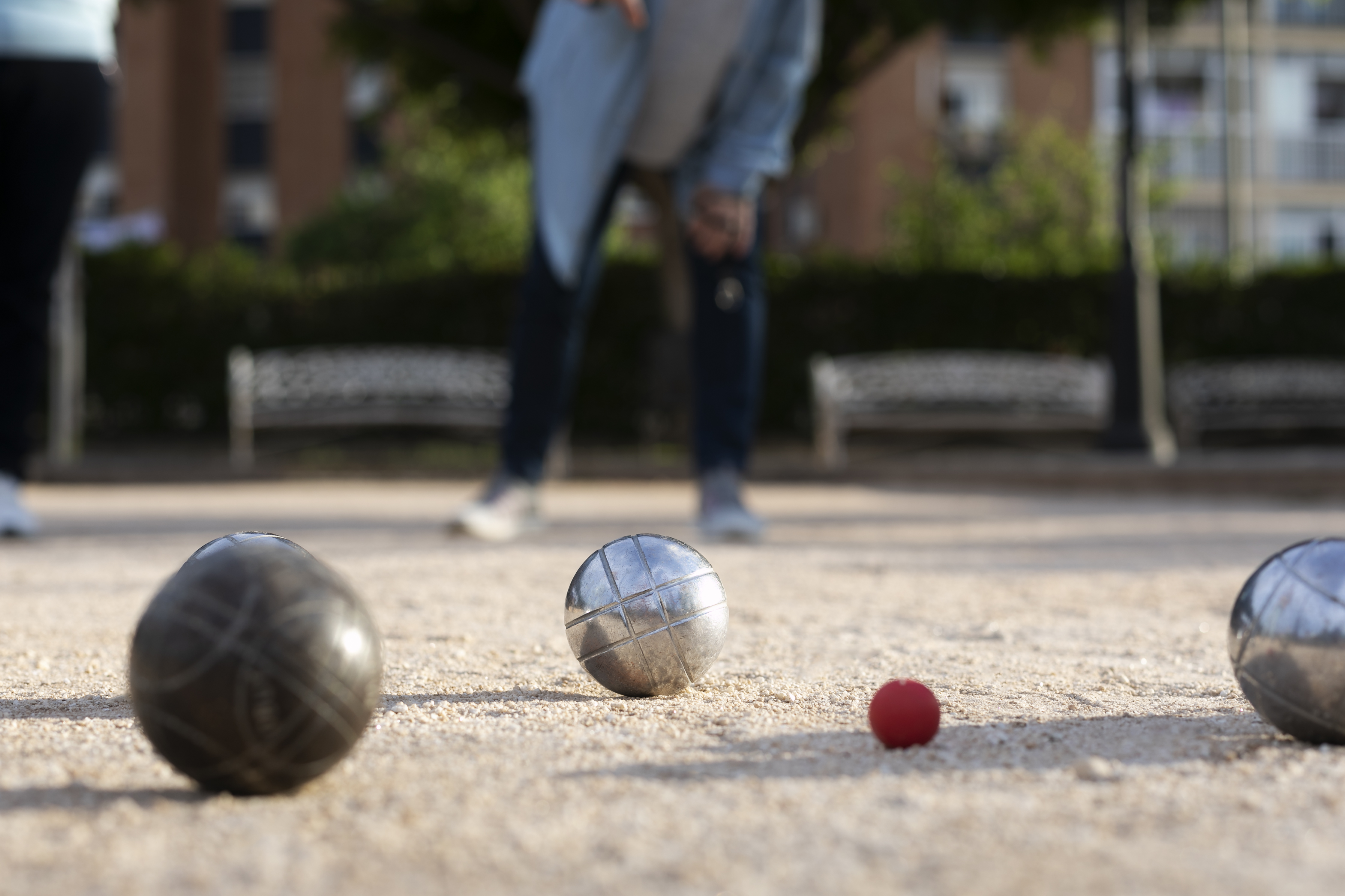 Concours de pétanque à Louin