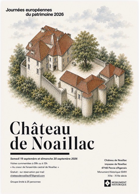 Journées Européennes du Patrimoine : Visites commentés du château de Noalliac