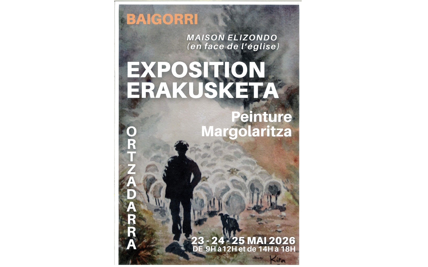 Exposition Ortzadarra : expo peintures — visuel événement