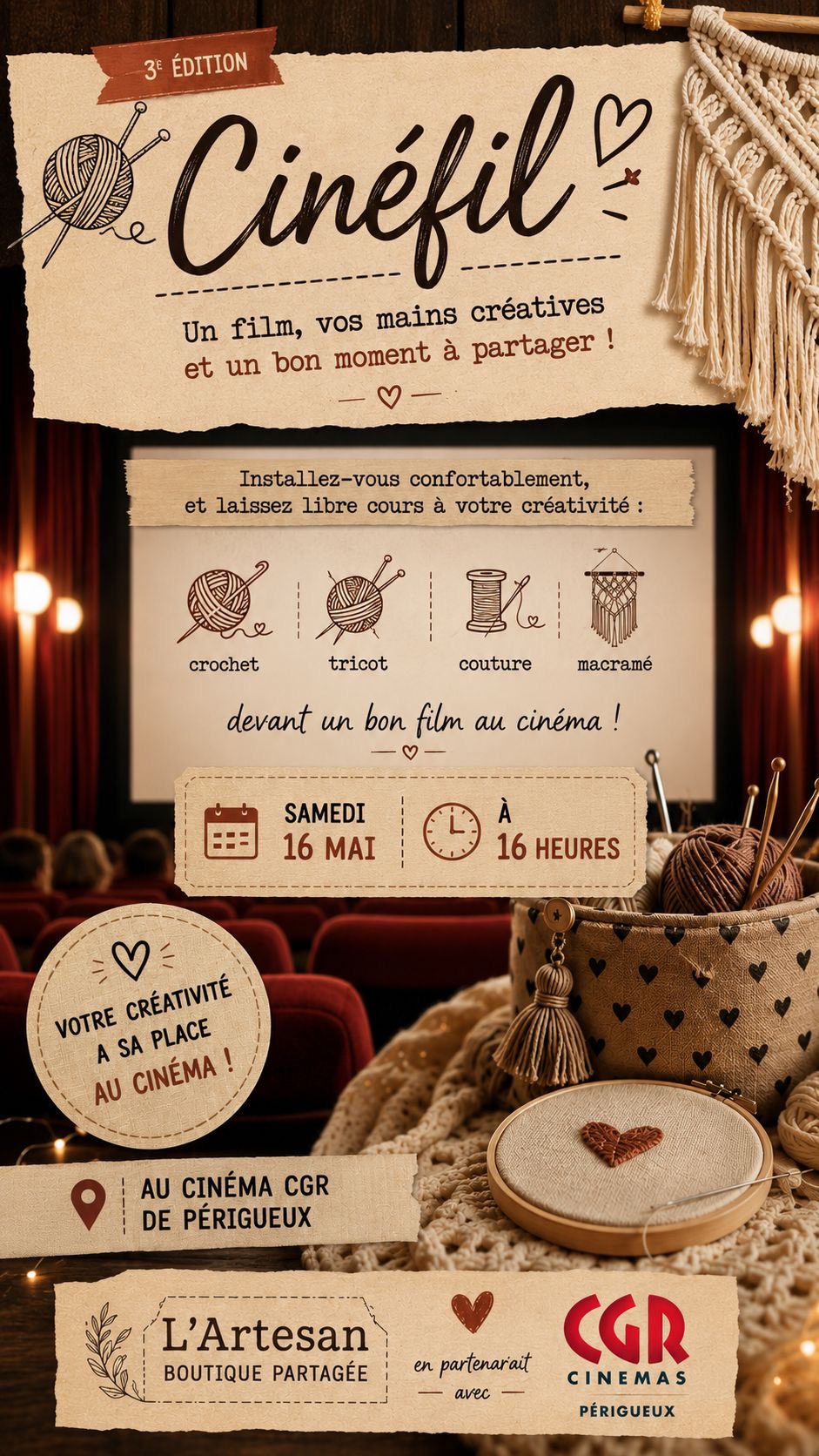 Séance Ciné-Fil : la Vénus électrique — visuel événement