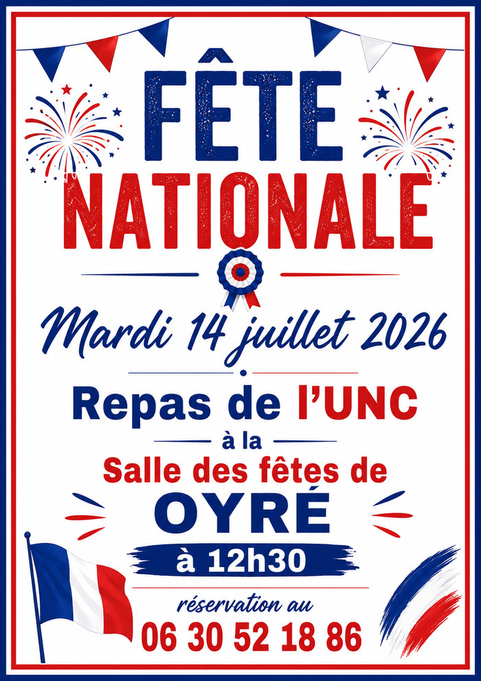 REPAS FÊTE NATIONALE