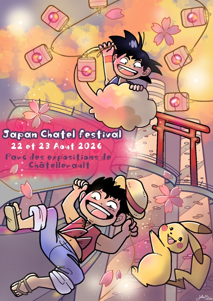 Festival manga / rétro jeunesse — visuel événement