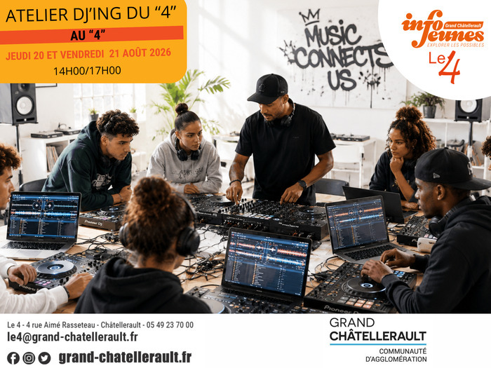 Stage DJing — visuel événement