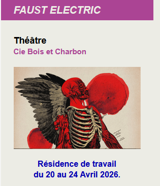 Théâtre le Paradis : Faust eletric — visuel événement