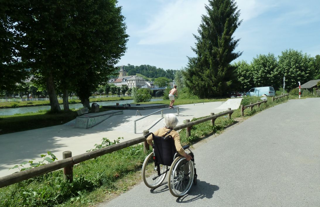 Balade à Roulettes n°44 : Nay, du lavoir à la passerelle, Nay - photo 3