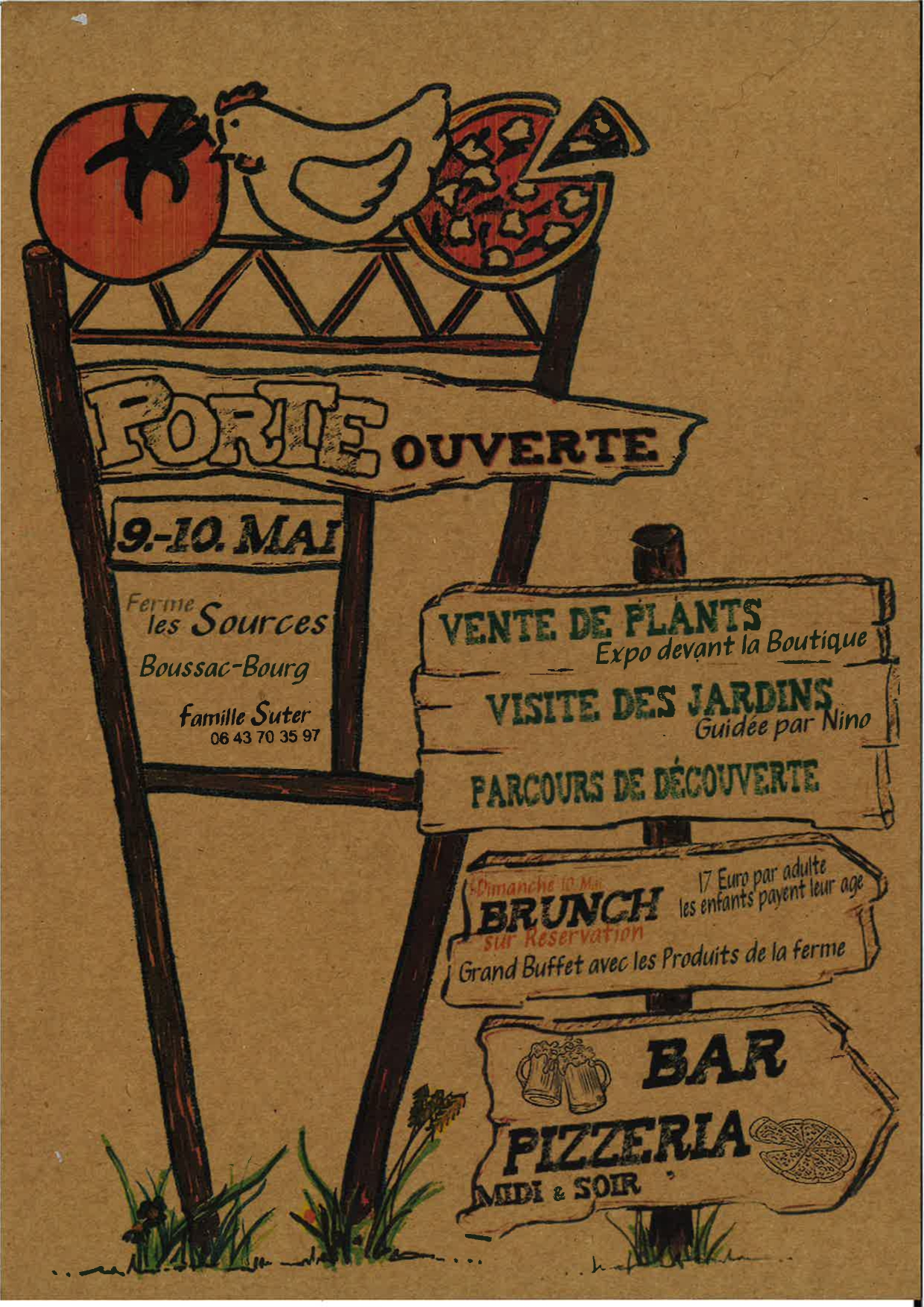 Porte ouverte à la ferme les Sources