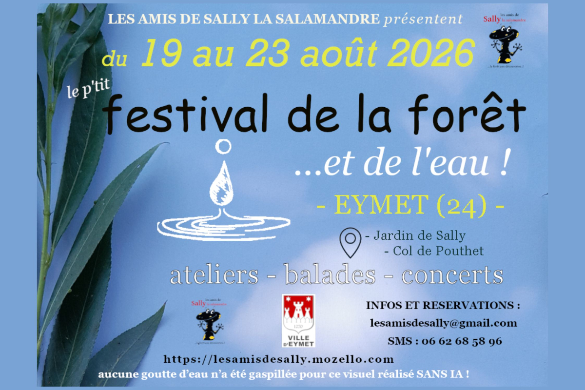 Le p'tit Festival de la Forêt ... et de l'eau !