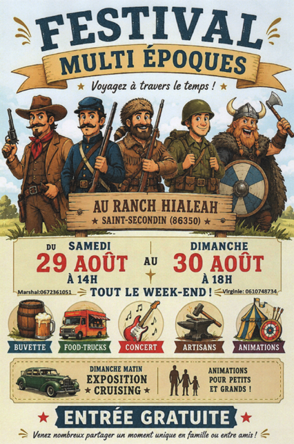 Festival Multi - Epoques, voyagez à travers le temps !