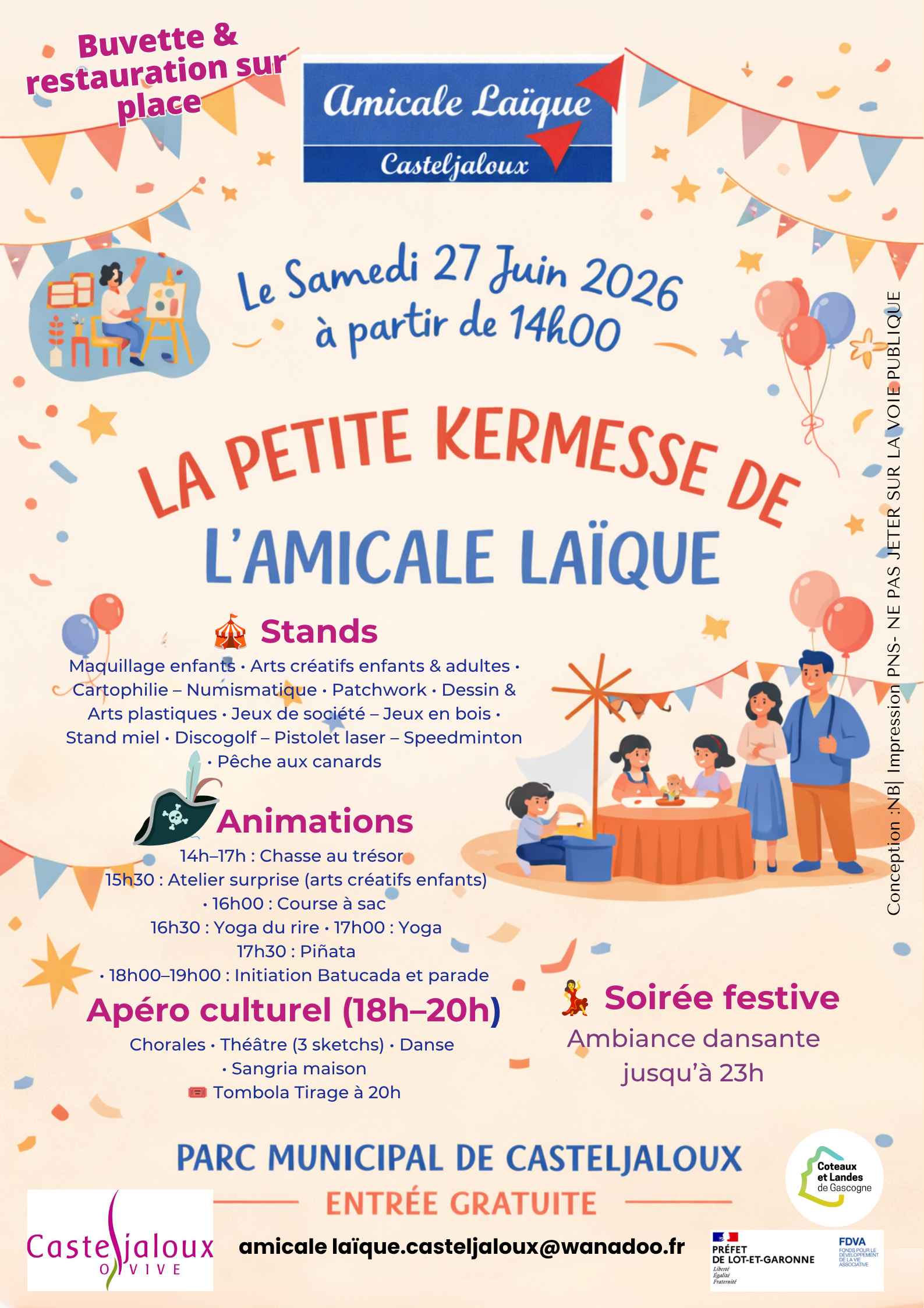 La petite kermesse de l'Amicale Laïque