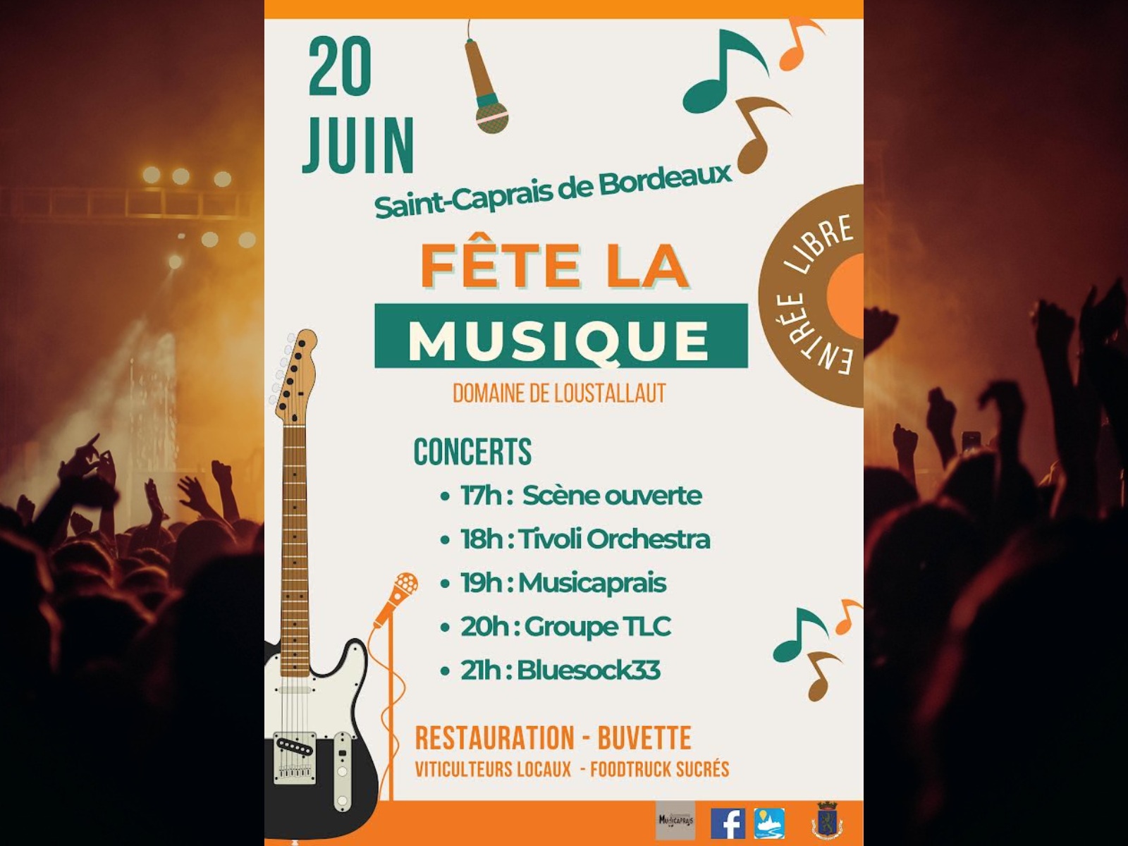 Fete de la musique — visuel événement