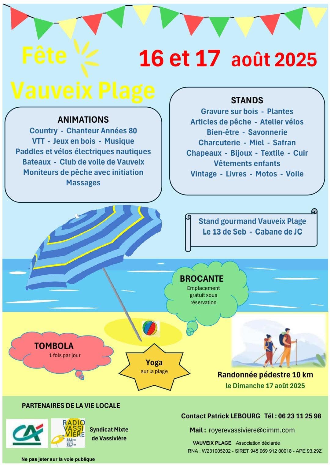 Fête de Vauveix Plage — visuel événement