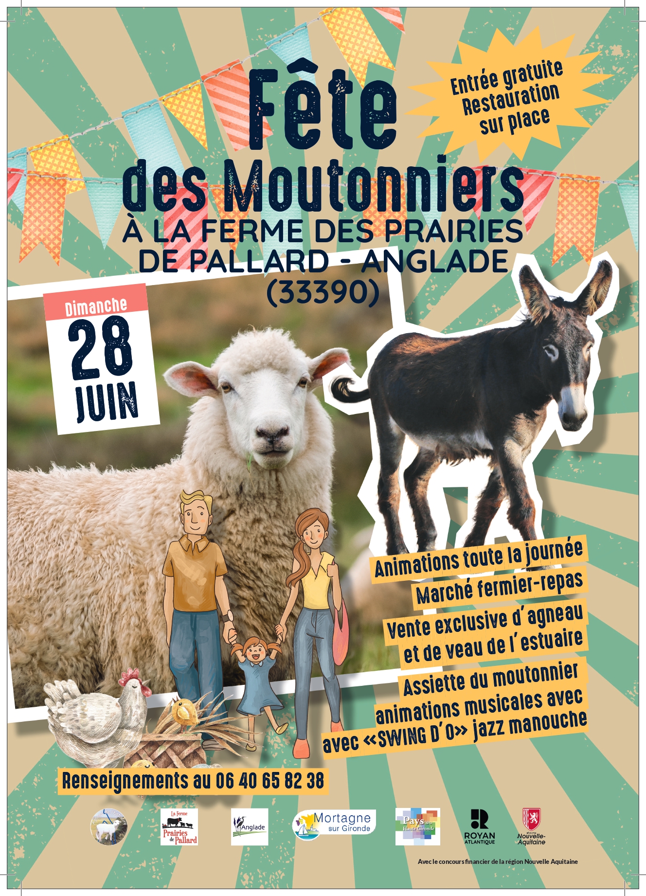 Fête des Moutonniers à la Ferme des Prairies de Pallard — visuel événement