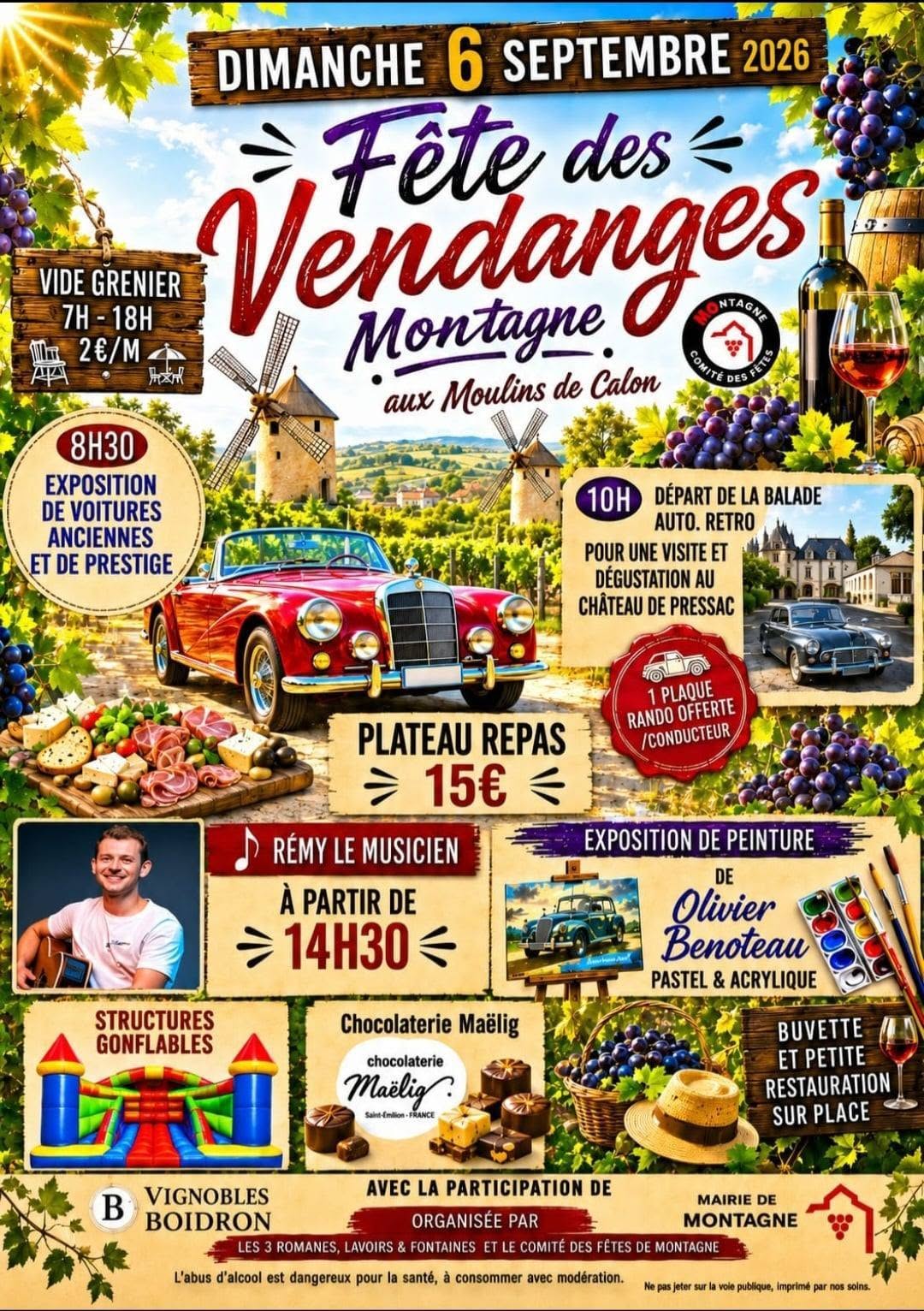 fete des vendanges 2026 affiche 1