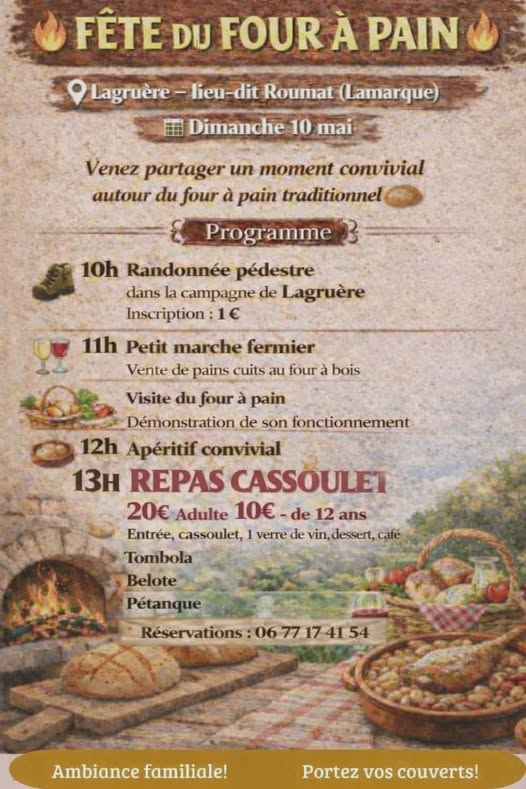 Fête du Four à Pain — visuel événement