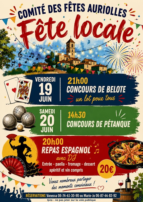 Fête locale à Auriolles, Auriolles - photo 2