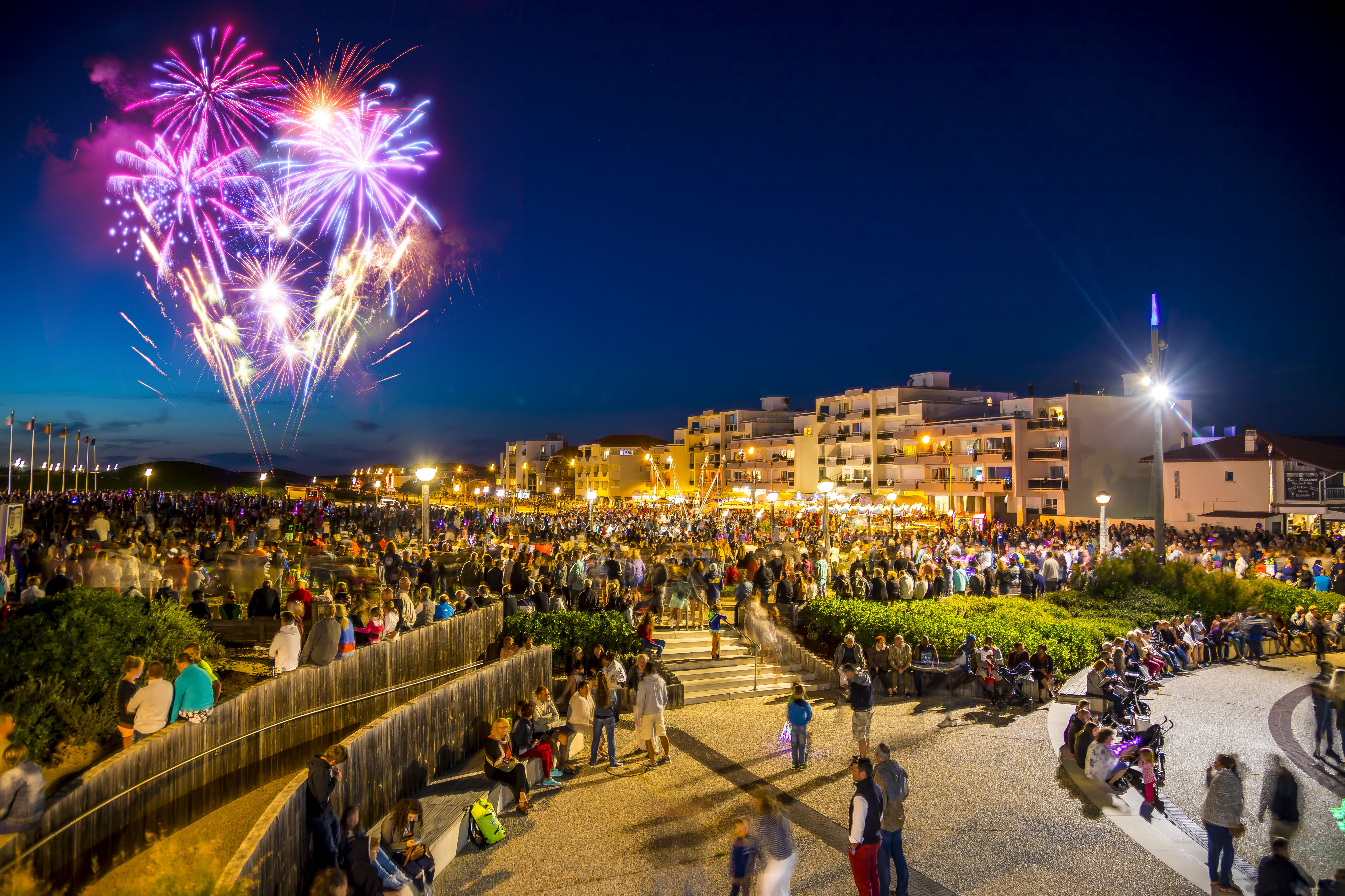 Bal et Feu d'artifices du 14 juillet à Biscarrosse