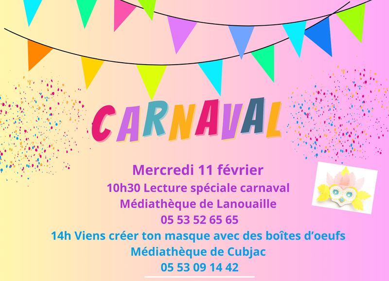 Lecture spéciale Carnaval
