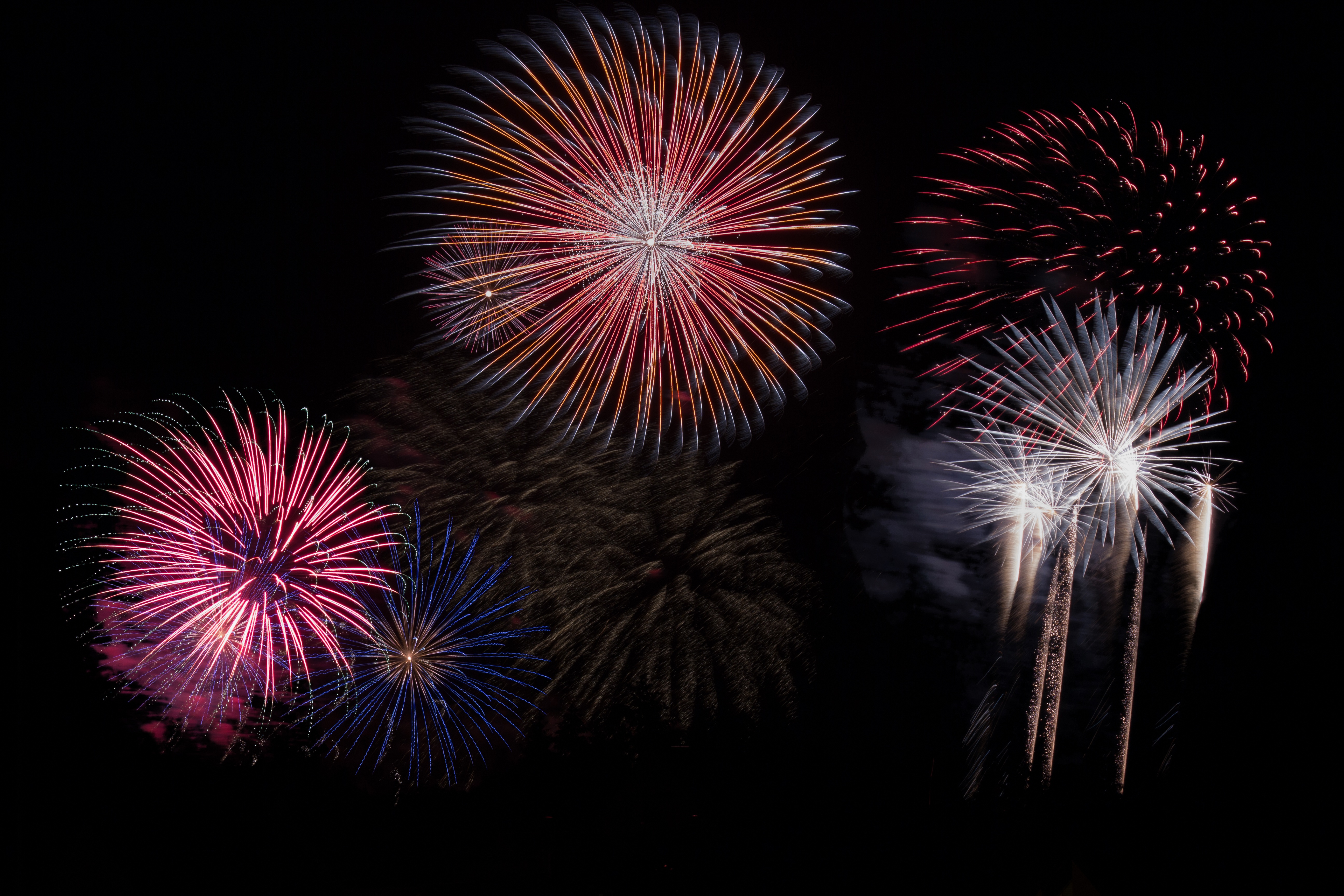 Bal des pompiers et son feu d'artifice