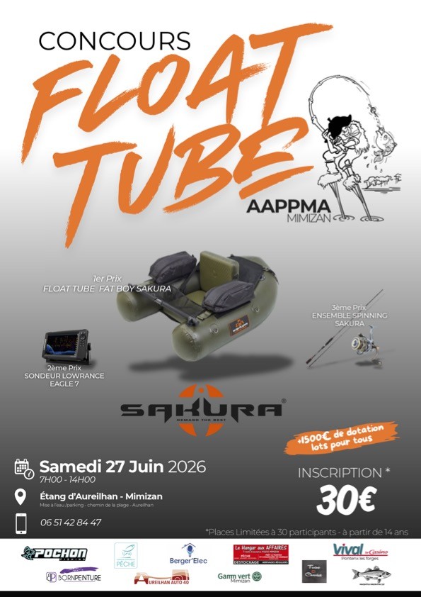 Concours de Float Tube — visuel événement