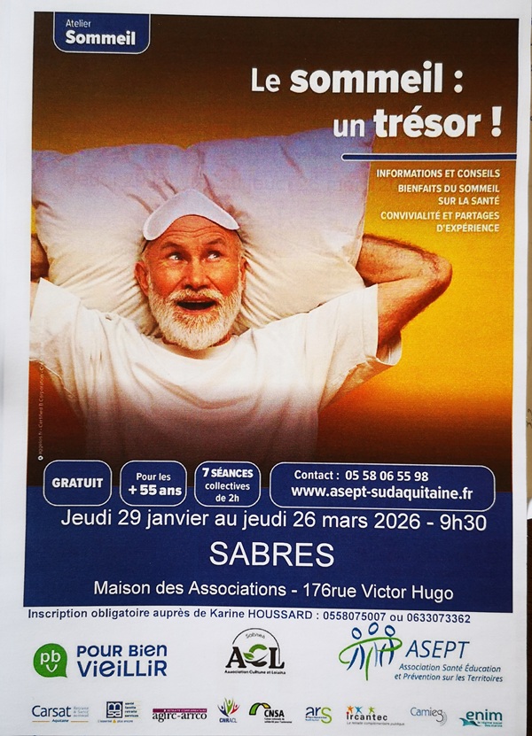 ATELIER Sommeil avec l'Asept