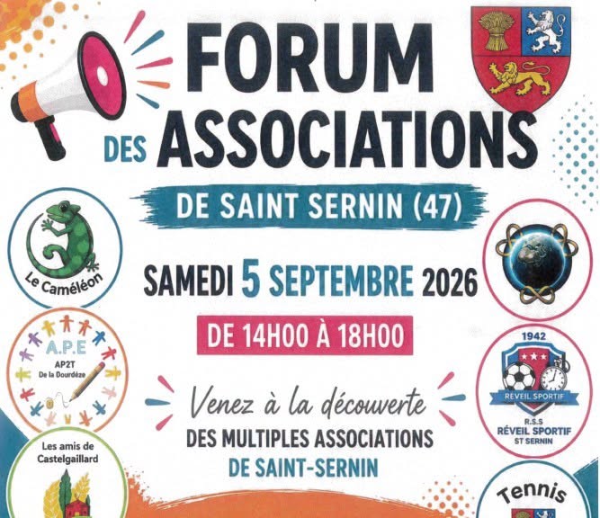 Forum des associations à Saint Sernin de Duras
