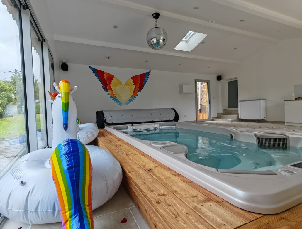 Gîte insolite avec spa de nage