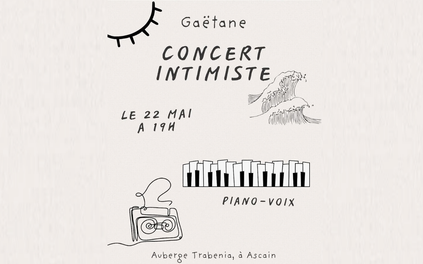 Concert d'Ô - Gaëtane — visuel événement