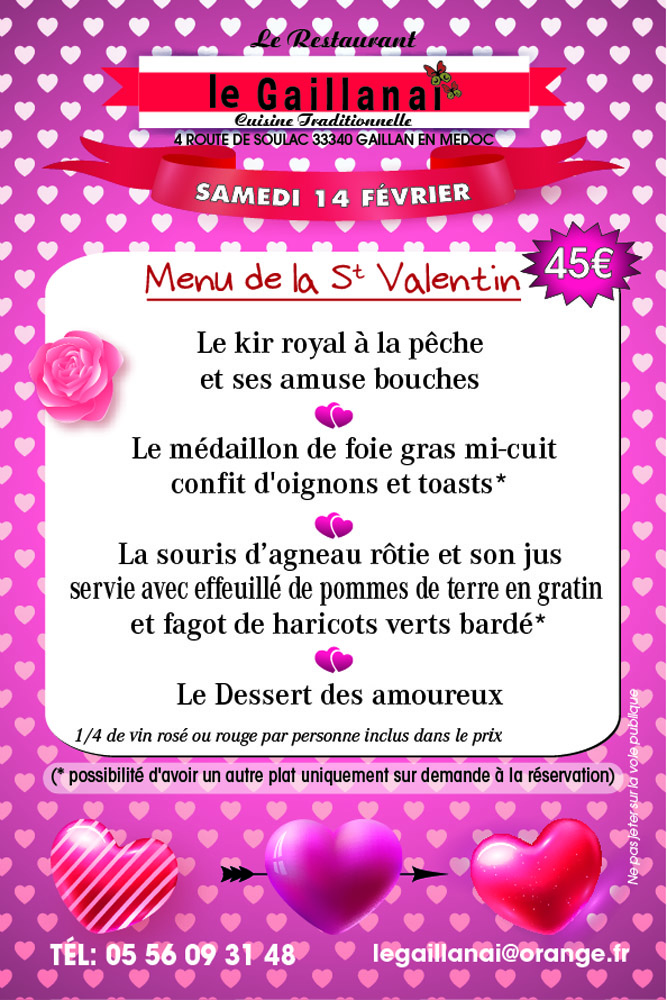 Saint-Valentin au "Gaillanaï"