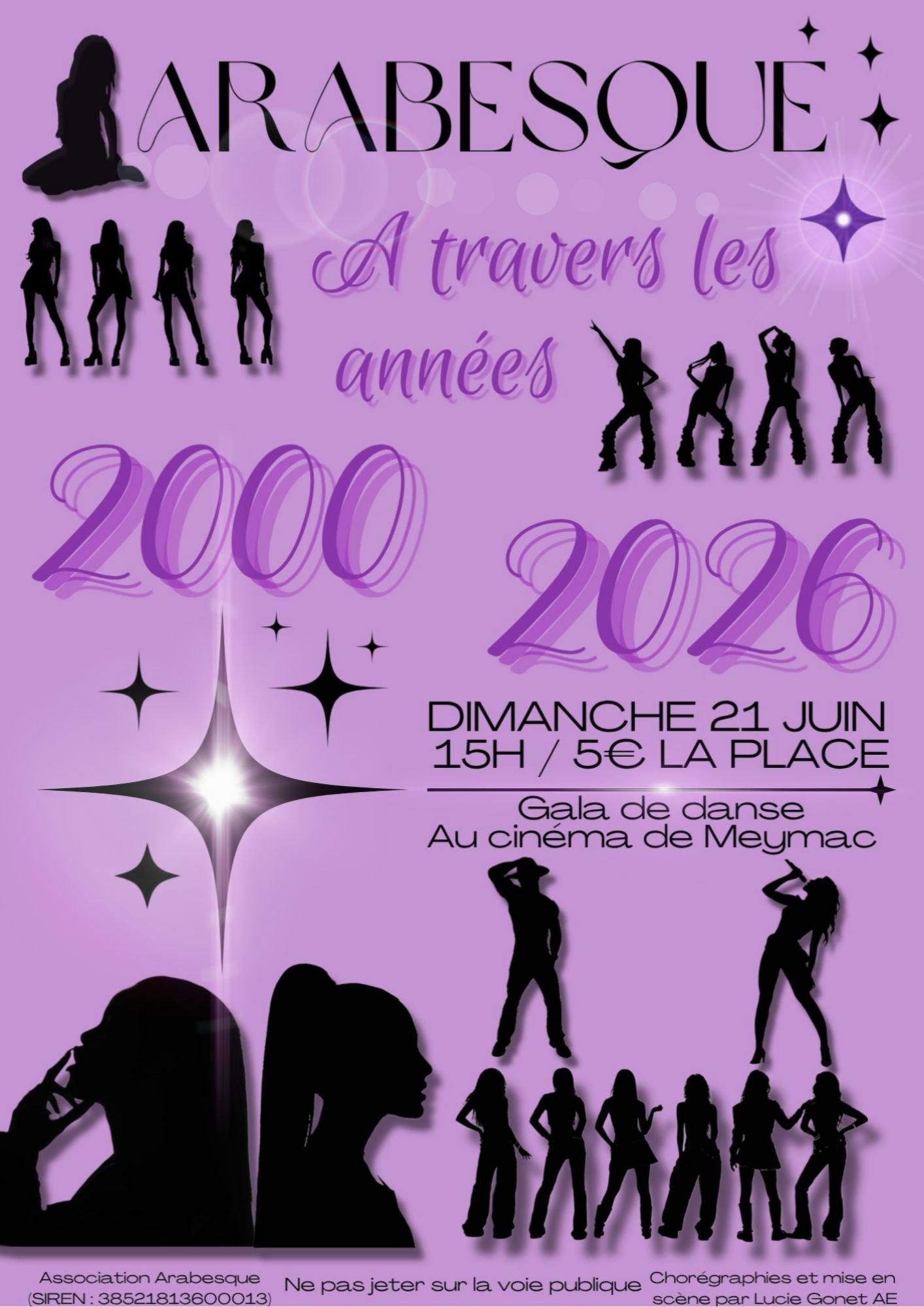 Arabesque à travers les années — visuel événement
