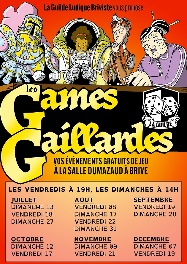 Dimanche après-midi jeux de société (Salle Dumazaud)