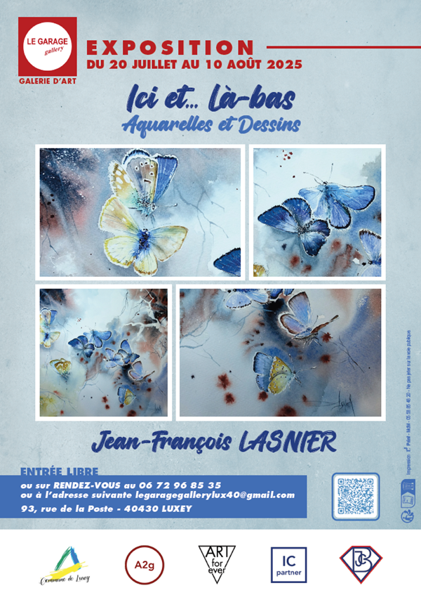 EXPOSITION "Ici et...Là bas" de l'artiste aquarelliste et dessinateur Jean-François LASNIER