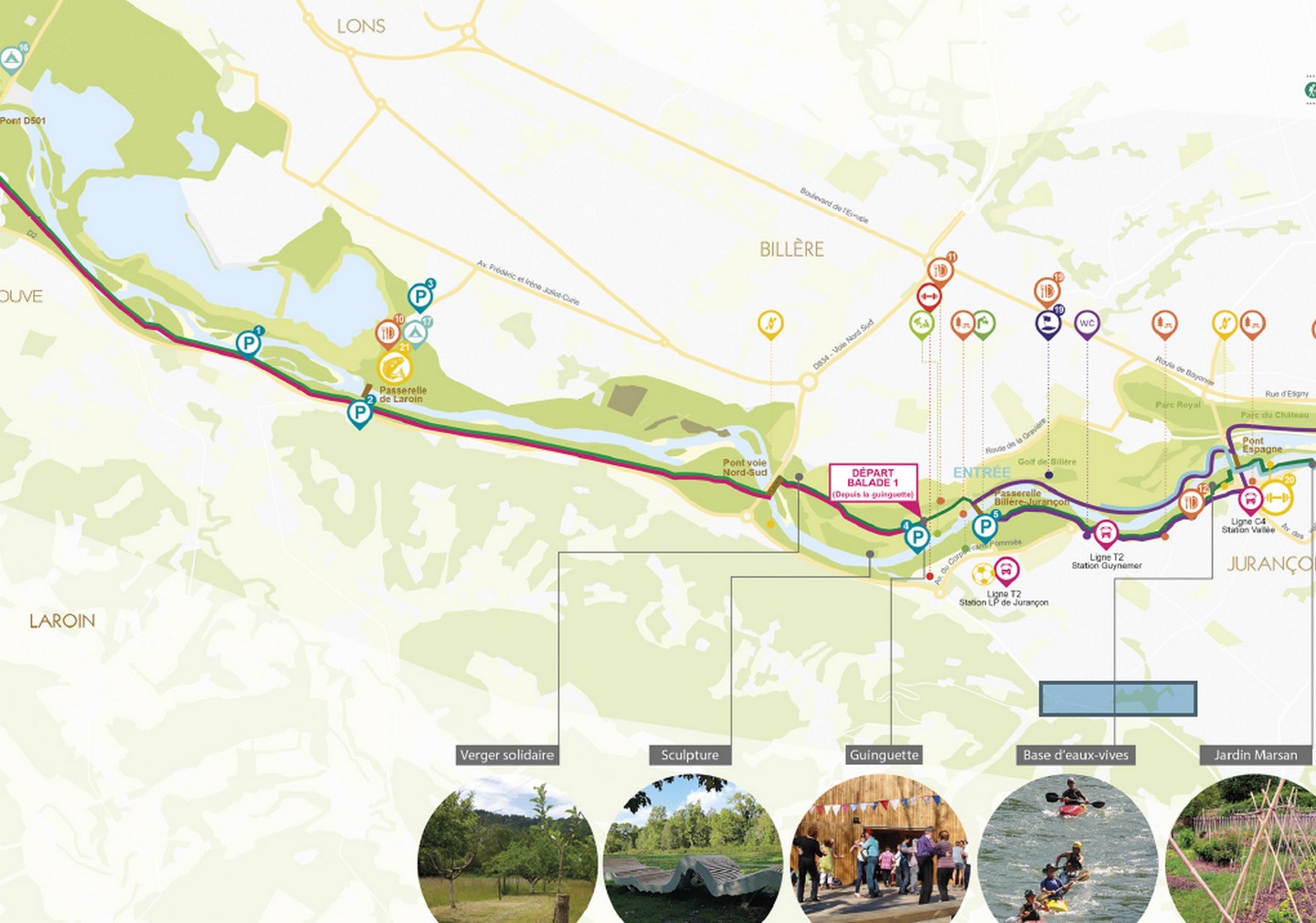 Balade à Roulettes n°13 Billère entre gave et golf, Billère - photo 2