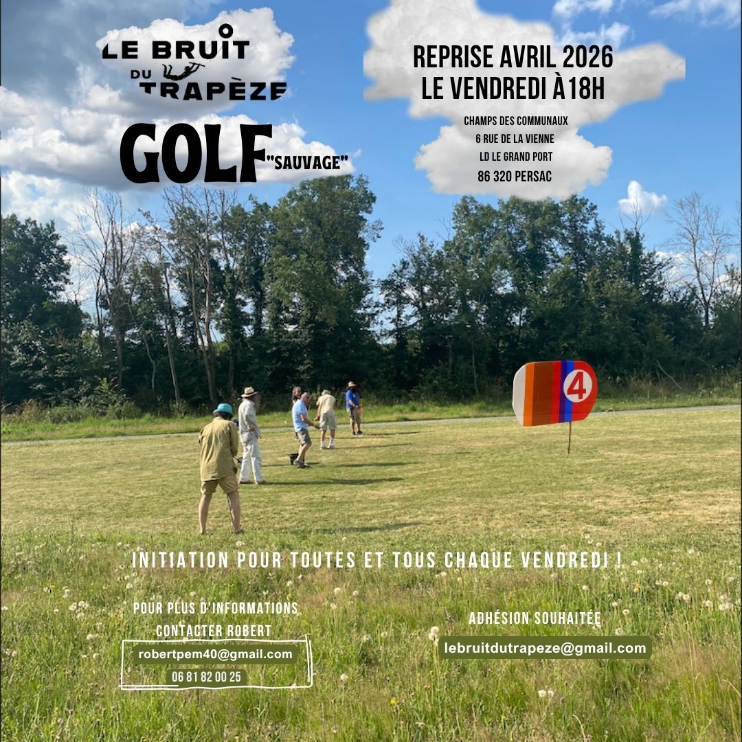 Reprise de l'activité golf — visuel événement