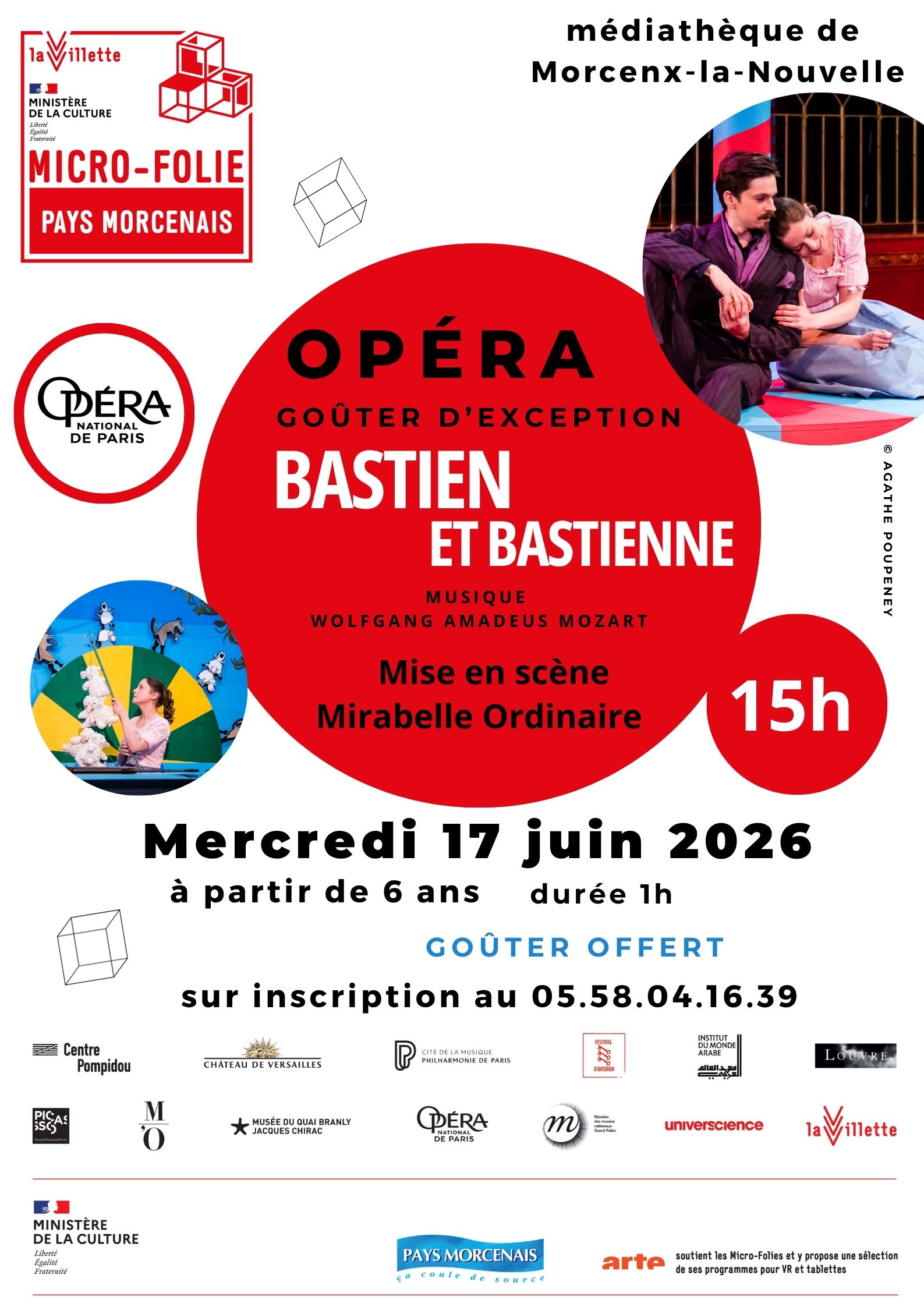 Micro-Folie - Opéra - Bastien et Bastienne — visuel événement