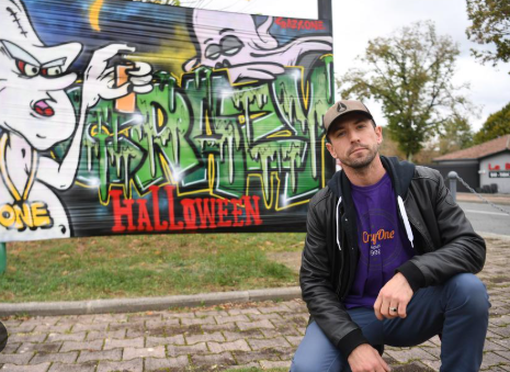 Journées du Patrimoine : graffeur Crazy One — visuel événement
