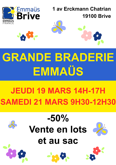 Vente exceptionnelle (Emmaüs Brive), Brive-la-Gaillarde
