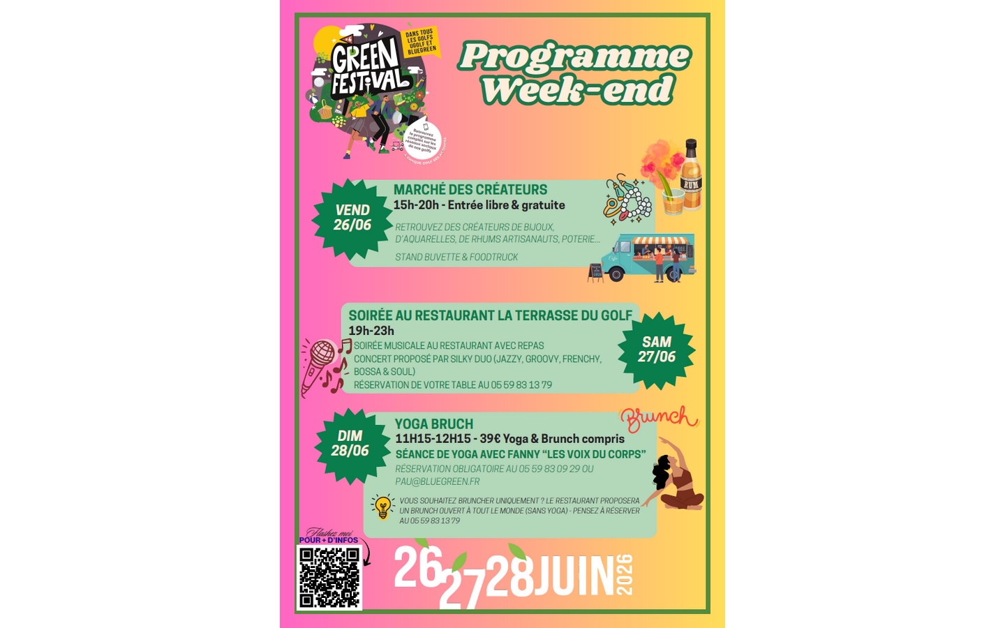 Affiche de Green festival - Marché des créateurs