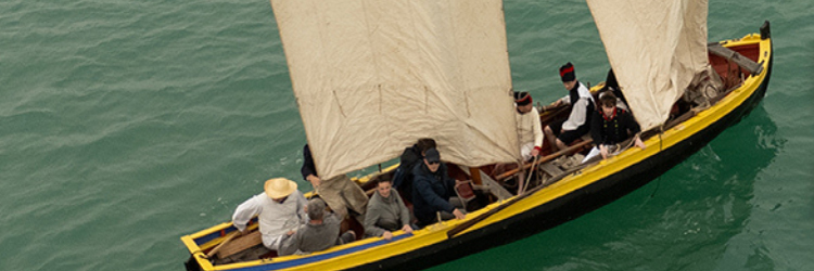Expérience navigation à bord du grand canot de l'Hermione