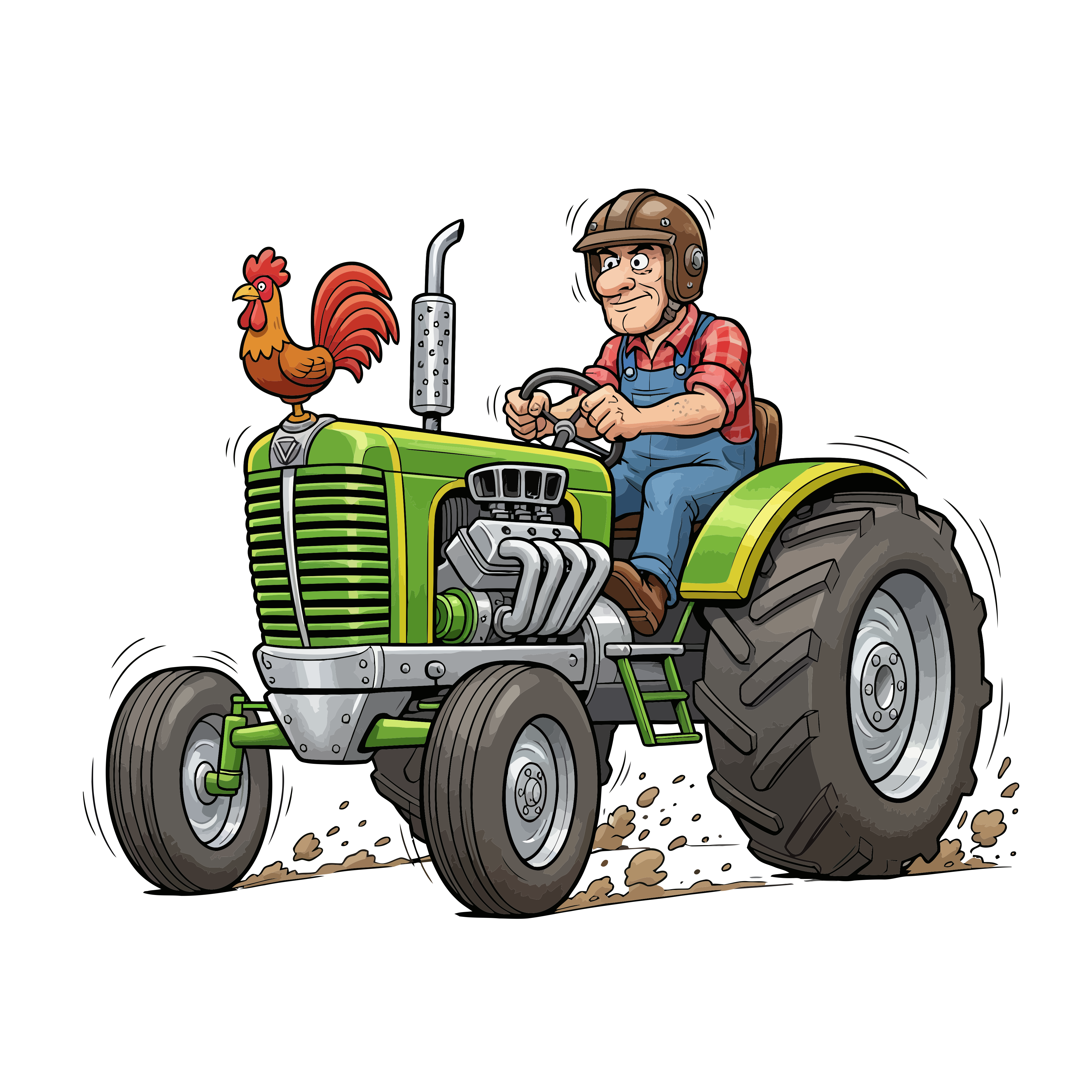Fête annuelle - Démonstration de course de tracteur tondeuse