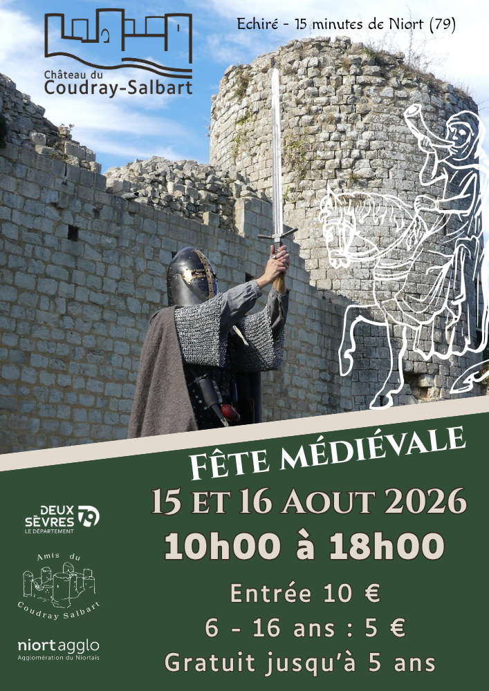 Fête médiévale de Sextilis au Château du Coudray-Salbart à Échiré