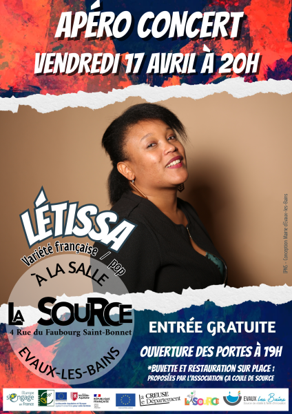 APERO CONCERT "Letissa" chanson française — visuel événement