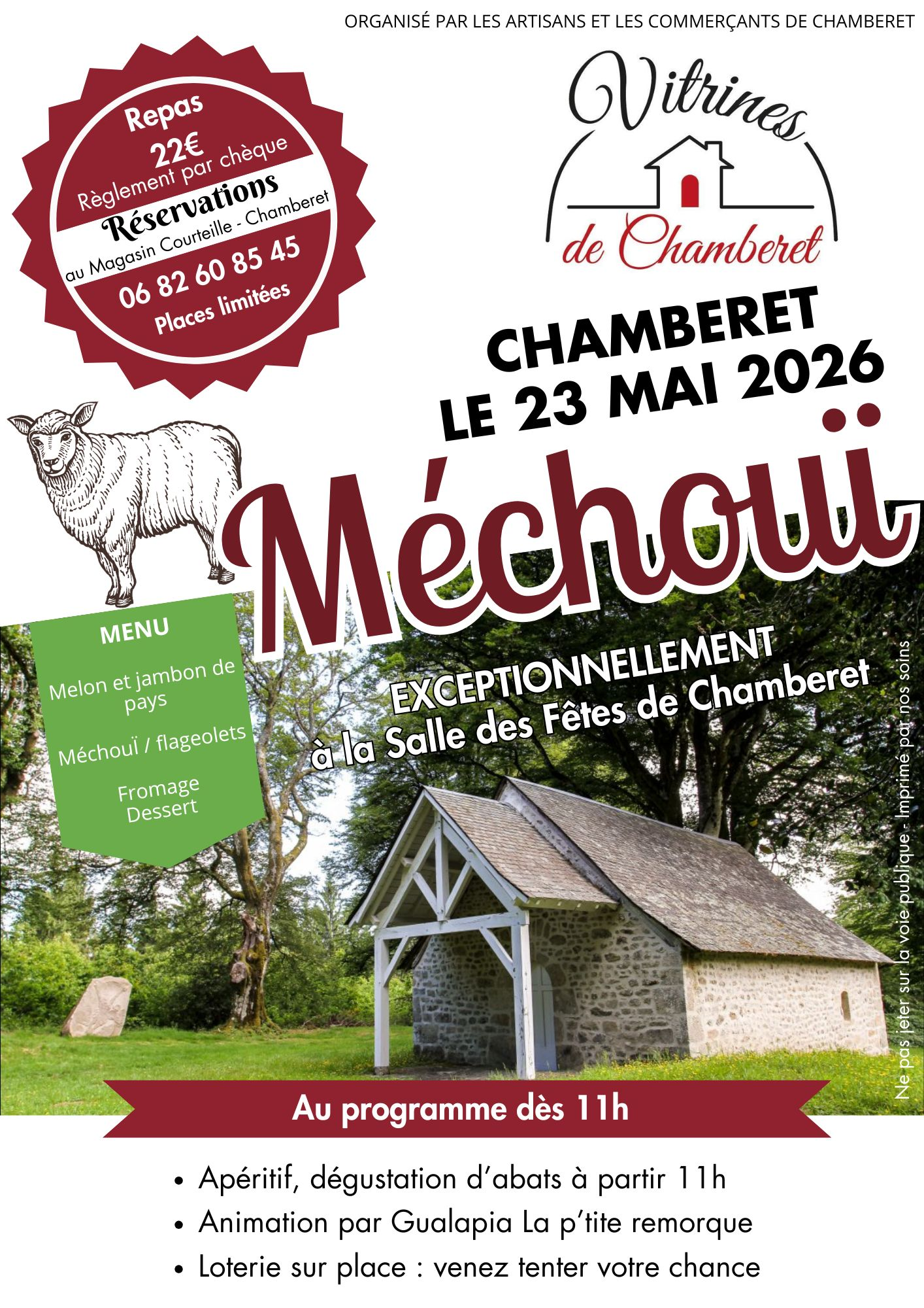 Méchoui à Chamberet — visuel événement